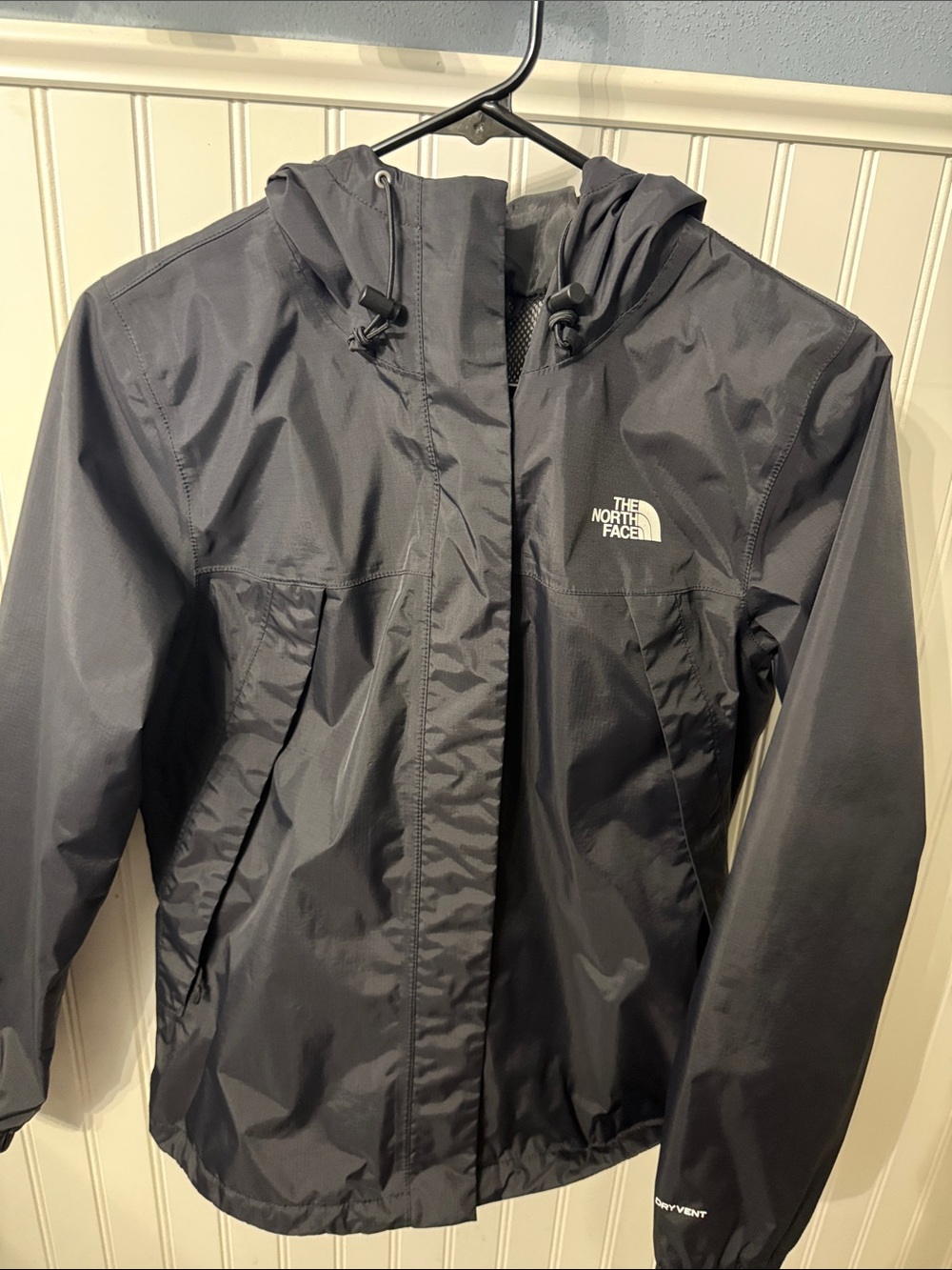 The North Face Black Women's Raincoat with Hood
